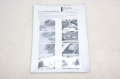 New OEM Polaris 7170107 Service Bulletin Decal Kit NOS