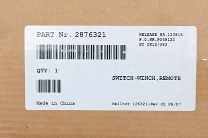 New OEM Polaris 2876321 Winch Remote Switch NOS