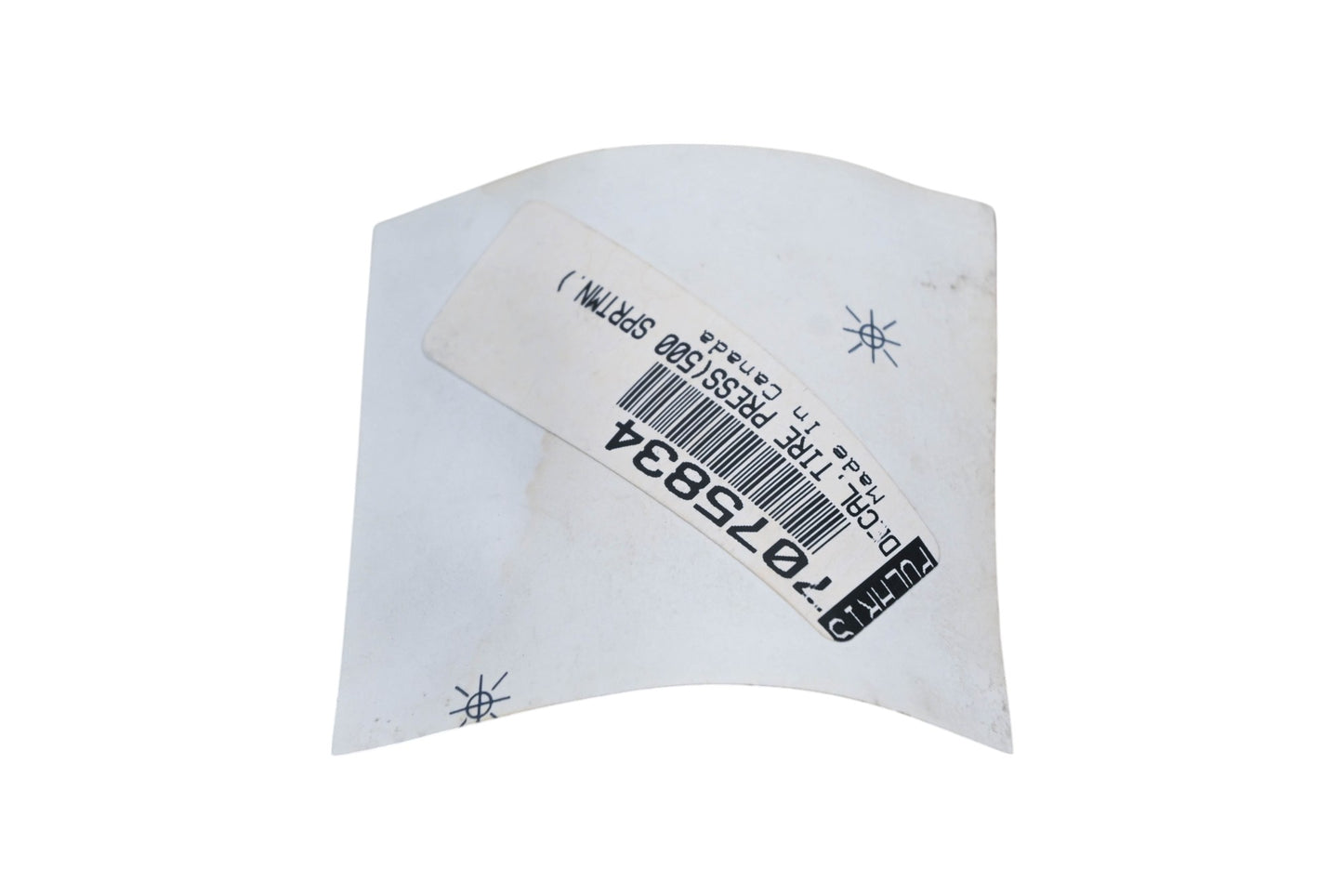 New OEM Polaris 7075834 Sportsman 500 Tire Pressure Decal NOS