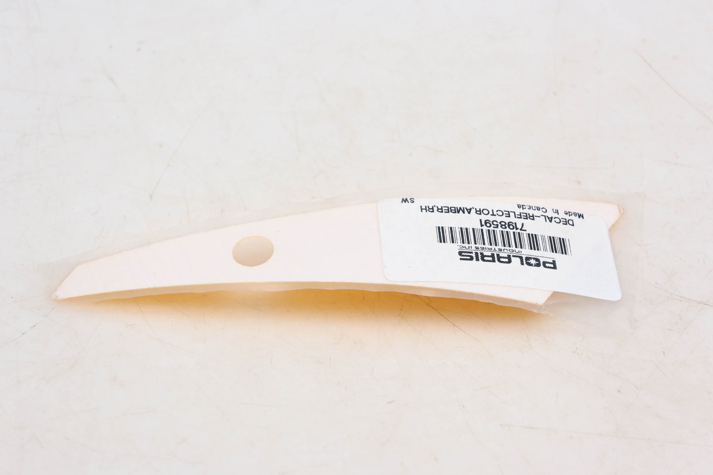 New OEM Polaris 7198591 Righthand Amber Reflector Decal NOS