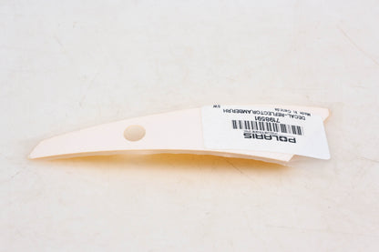 New OEM Polaris 7198591 Righthand Amber Reflector Decal NOS