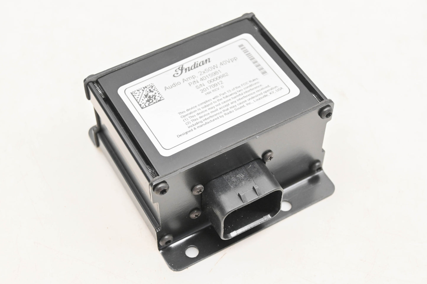 New OEM Polaris 4015981 Indian Audio Amp 2x50W 40Vpp Module NOS