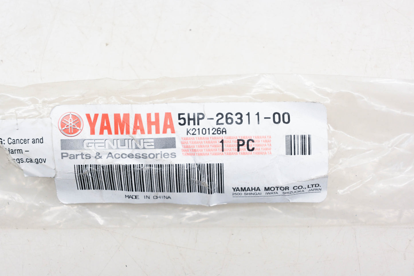 New OEM Yamaha 5HP-26311-00-00 Throttle Cable NOS
