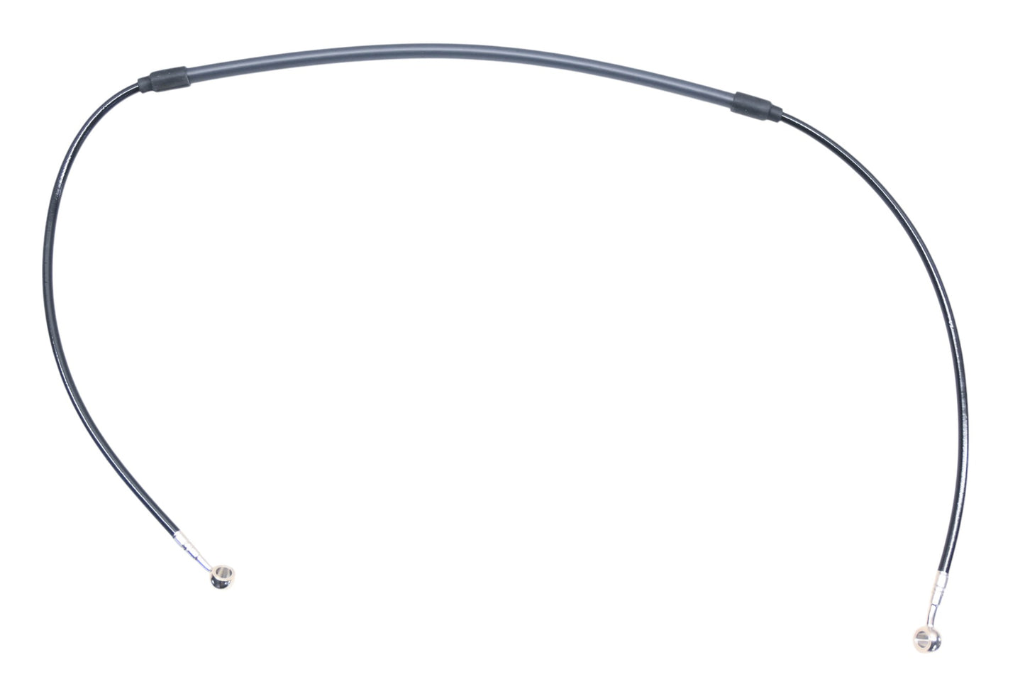 Ride Engineering BL-01212-BK Black Braided Steel Front Brake Line NOS