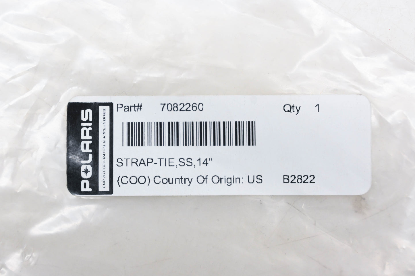 New OEM Polaris 7082260 Stainless Steel 14" Tie Strap NOS