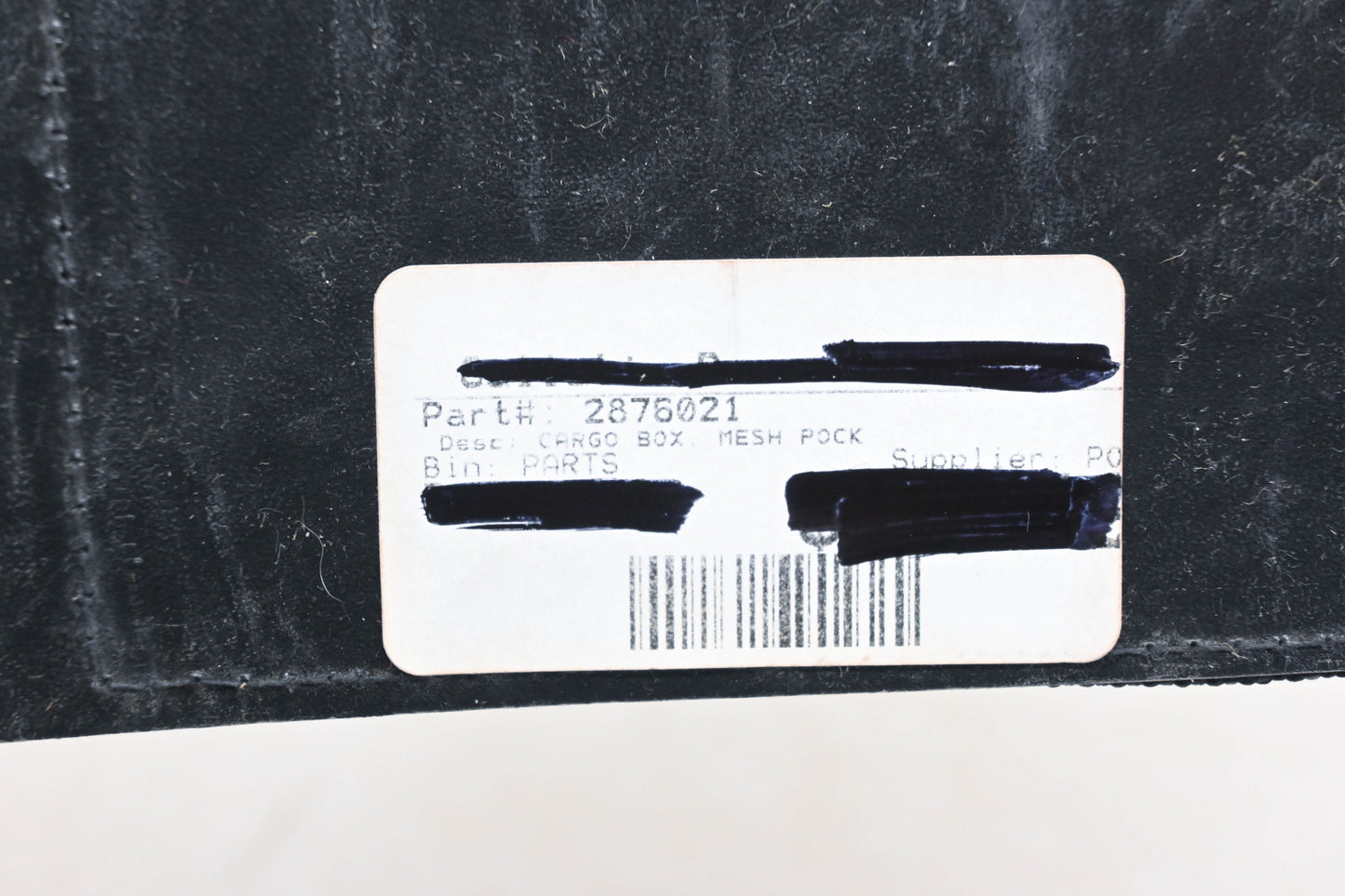 New OEM Polaris 2876021 Cargo Box Mesh Pocket Holder NOS