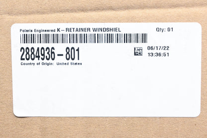 New OEM Polaris 2884936-801 Lime Green Low Windshield NOS