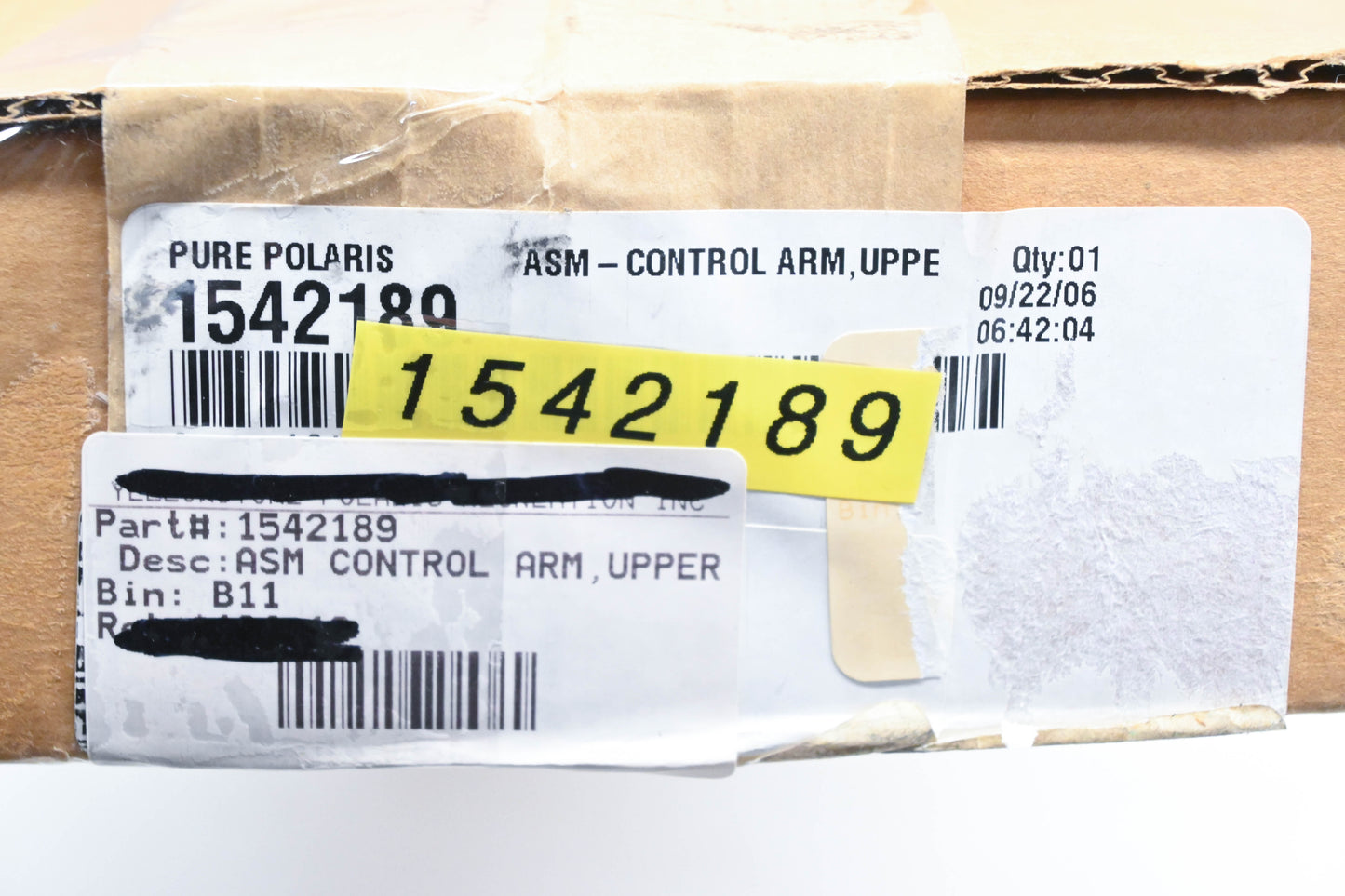 New OEM Polaris 1542189, 5631782 Left Rear Upper Control Arm NOS