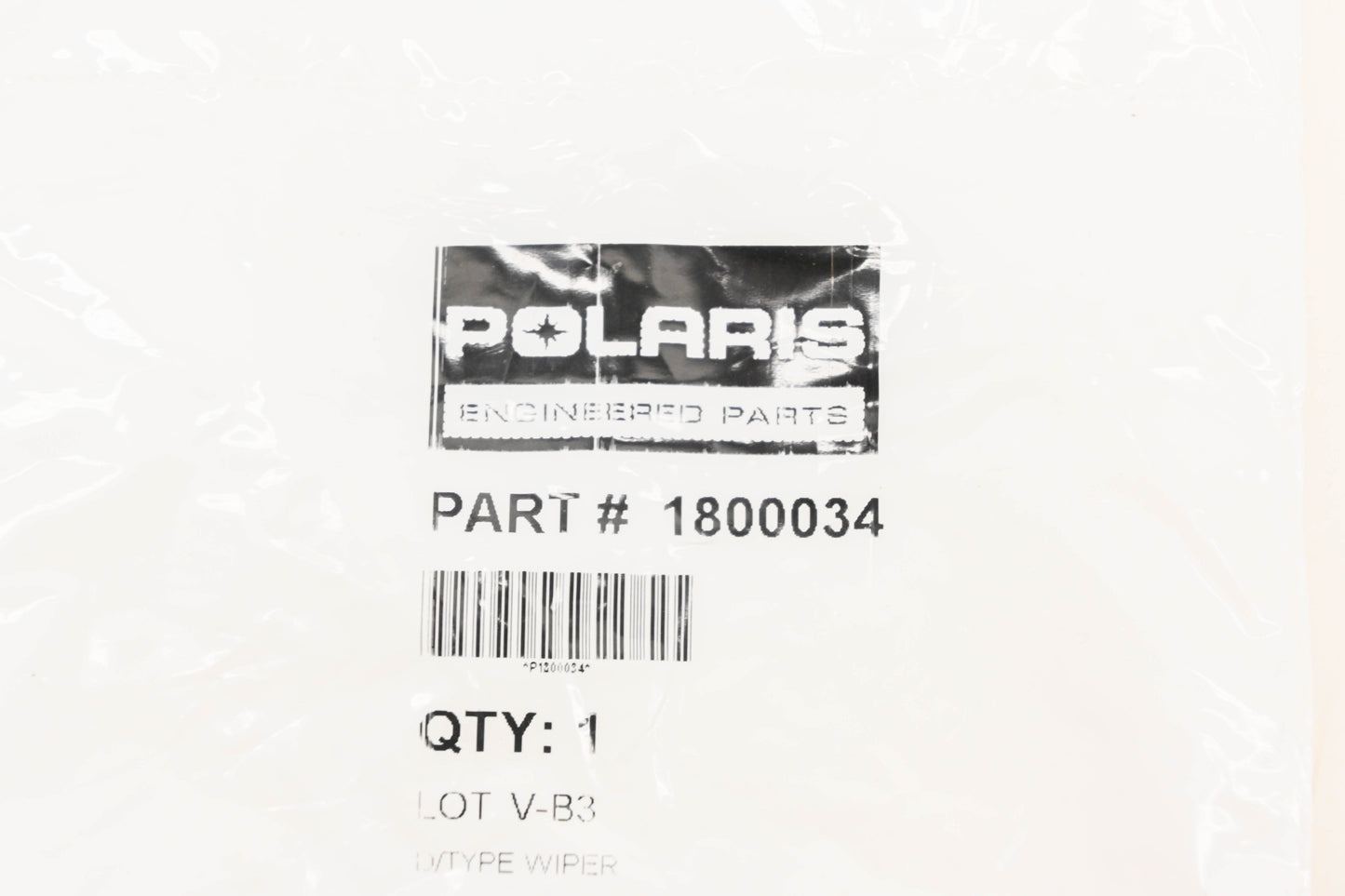 New OEM Polaris 1800034 Wiper Seal D-Type NOS