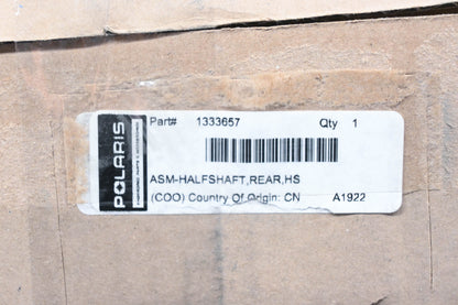 New OEM Polaris 1333657 Rear Half Shaft Axle Assembly NOS