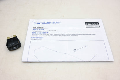 New OEM Polaris 2882747 Titan Heated Seat Kit NOS