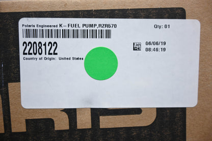New OEM Polaris 2208122 RZR Fuel Pump Kit NOS
