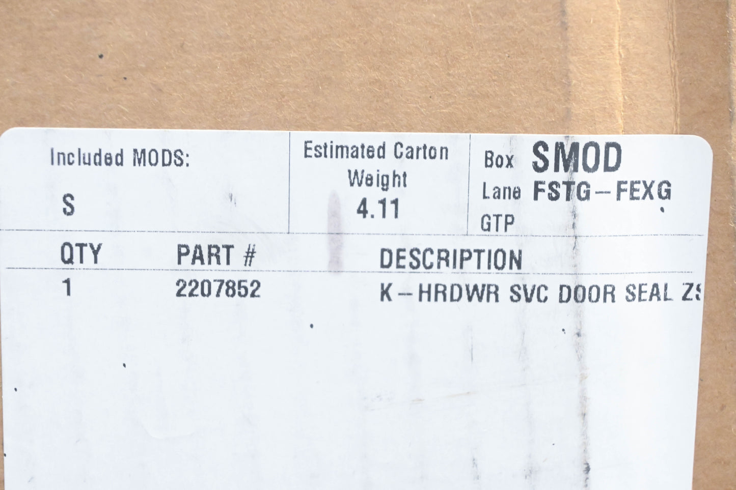 New OEM Polaris 2207852 Door Seal Kit NOS