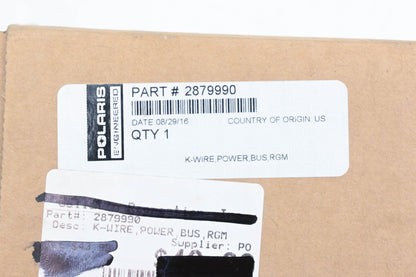 New OEM Polaris 2879990 Bus Bar Battery Power Wiring Kit NOS