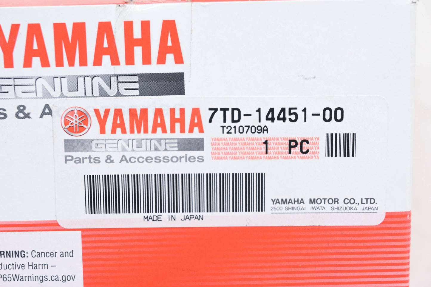 New OEM Yamaha 7TD-14451-00-00 Air Cleaner Element NOS