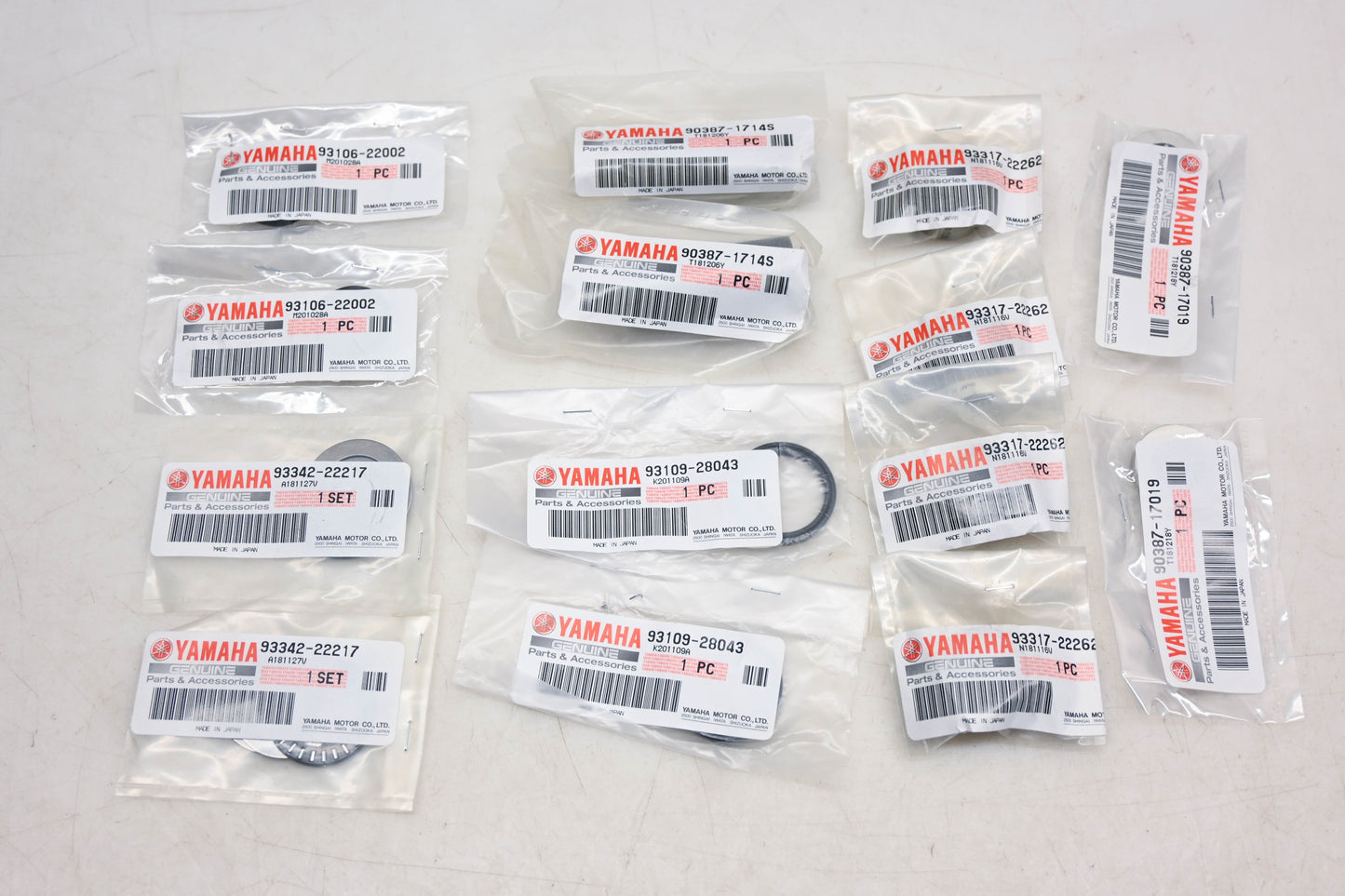 New OEM Yamaha BR9-W002C-00-00 Swing Arm Pivot Bearing Kit NOS