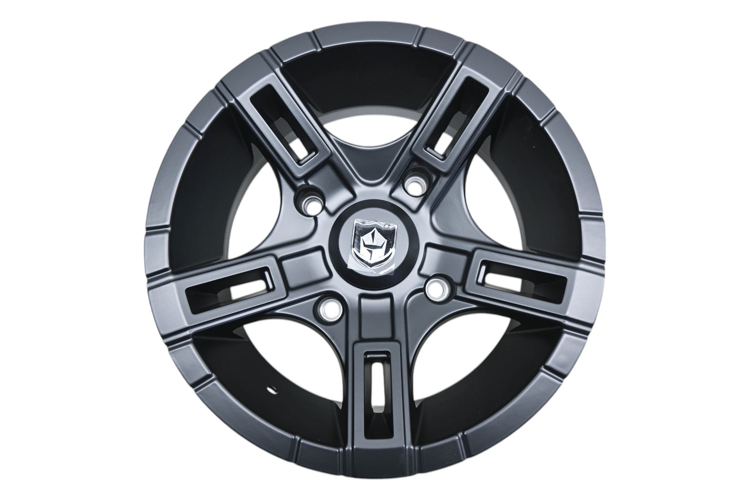 New OEM Polaris 1523102-458 Satin Matte Black 15x7 Flare Wheel Rim NOS