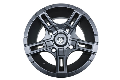 New OEM Polaris 1523102-458 Satin Matte Black 15x7 Flare Wheel Rim NOS