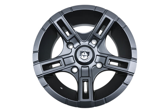 New OEM Polaris 1523102-458 Satin Matte Black 15x7 Flare Wheel Rim NOS