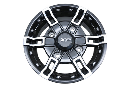 New OEM Polaris 1523916-266 Black Machined/ Ball Milled 14x6 Wheel Rim NOS