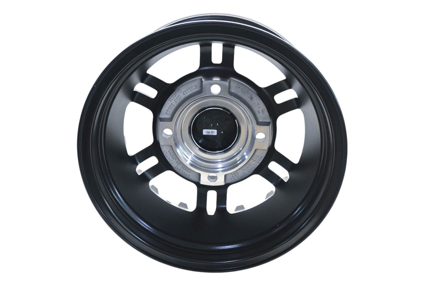 New OEM Polaris 1523916-266 Black Machined/ Ball Milled 14x6 Wheel Rim NOS