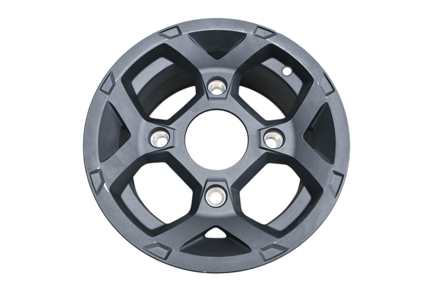 New OEM Polaris 1522230-655 Flash Black 12x6 Wheel Rim NOS