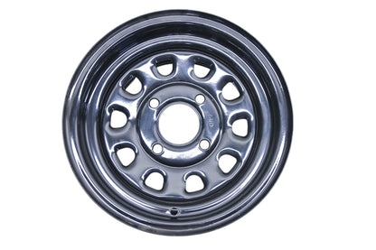 ITP 1225553014U Black Steel 12x7 5.0 + 2.0 Wheel Rim NOS