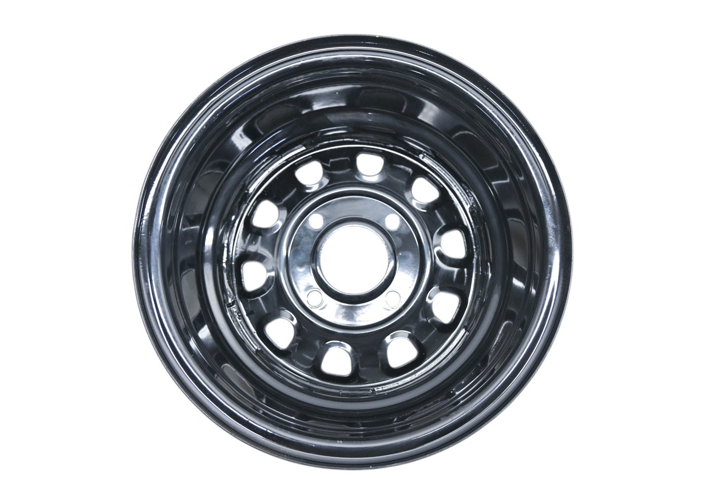 ITP 1225553014U Black Steel 12x7 5.0 + 2.0 Wheel Rim NOS