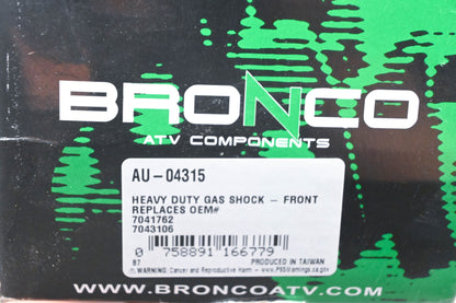 Bronco AU-04315, 7041762, 7043106 Front Heavy Duty Gas Shock Kit NOS
