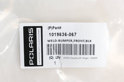 New OEM Polaris 1019636-067 Black Front Bumper Grab Bar NOS