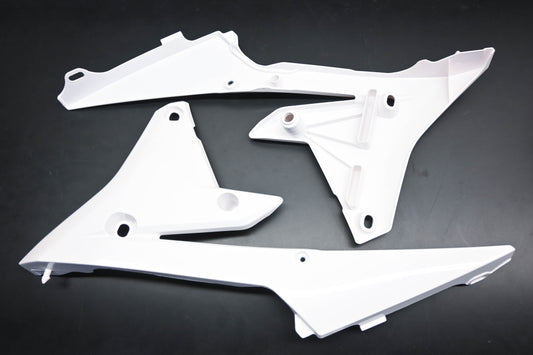 Acerbis 0017556.030, 2374150002, 23741-50002 White Radiator Scoop Kit NOS