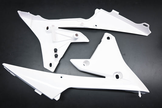 Acerbis 0017556.030, 2374150002, 23741-50002 White Radiator Scoop Kit NOS