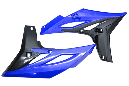 Acerbis 0013760.251, 2171761034, 21717-61034 Blue/Black Radiator Scoop Kit NOS