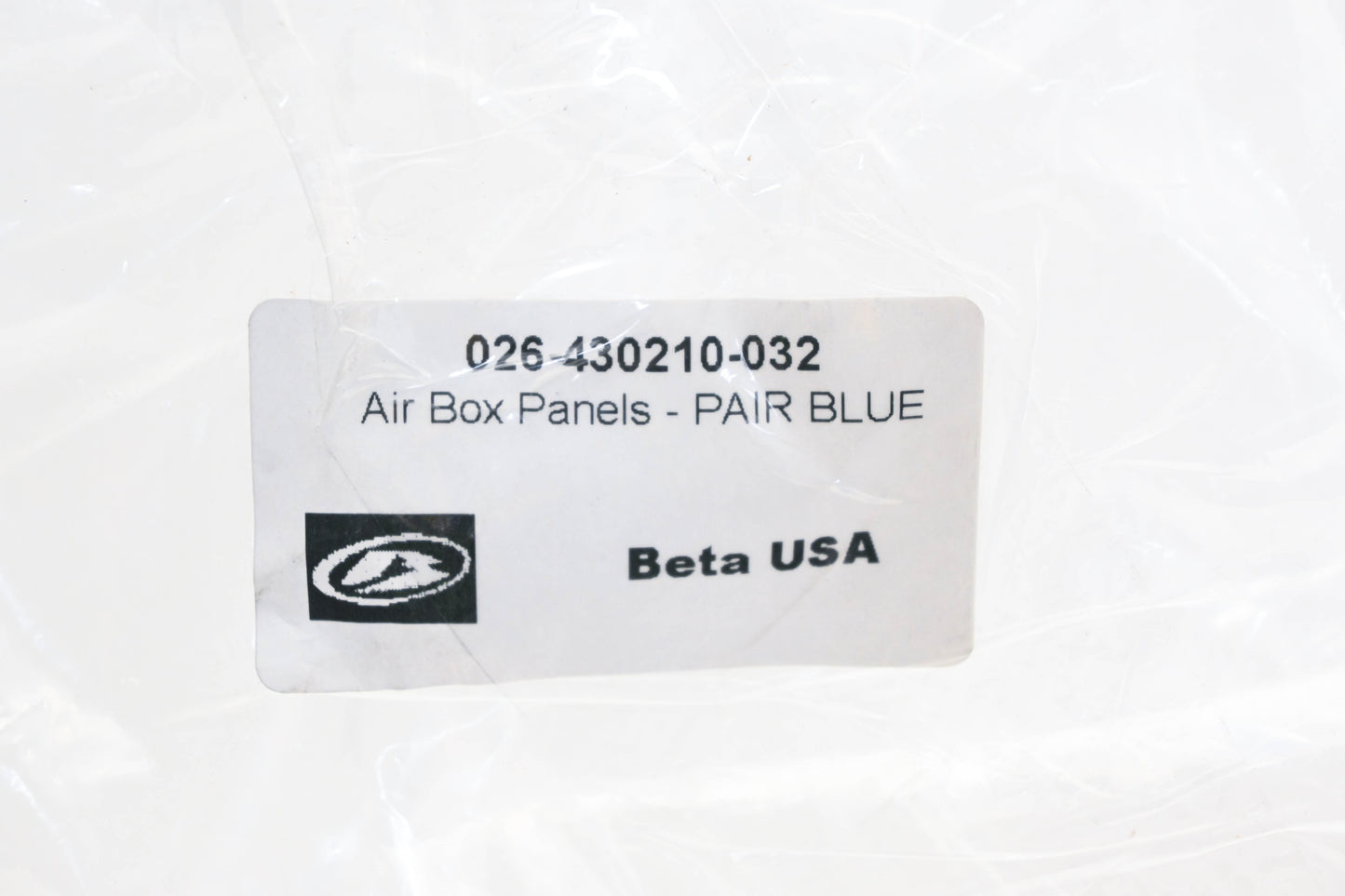 Beta 026-43210-032, 031.43.032.10, 031.43.031.10 Blue Air Box Panel Kit NOS