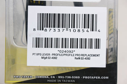 Pro Taper 02-4092, 024092 Black XPS Profile Front Brake Lever Kit NOS