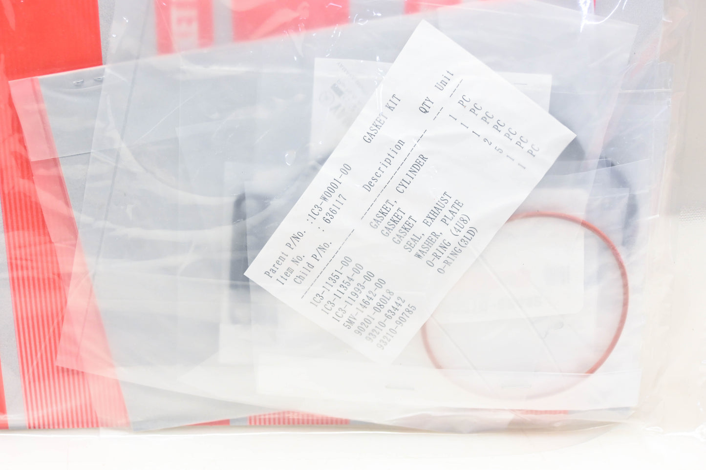 New OEM Yamaha 1C3-W0001-00-00 Top End Gasket Kit NOS