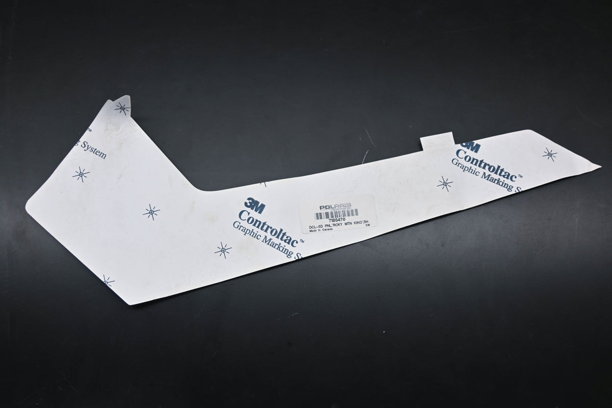 New OEM Polaris 7185470 Rocky Mountain King Right Side Decal NOS