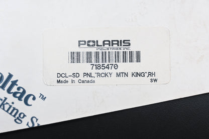 New OEM Polaris 7185470 Rocky Mountain King Right Side Decal NOS