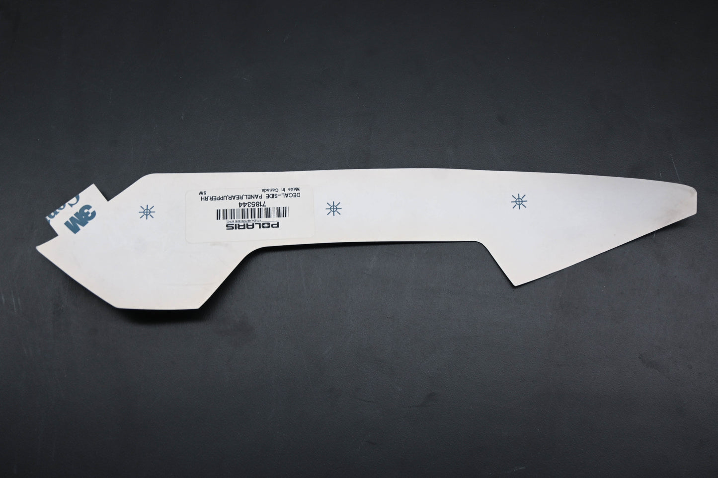 New OEM Polaris 7185344 Rear Upper Right Side Panel Decal NOS