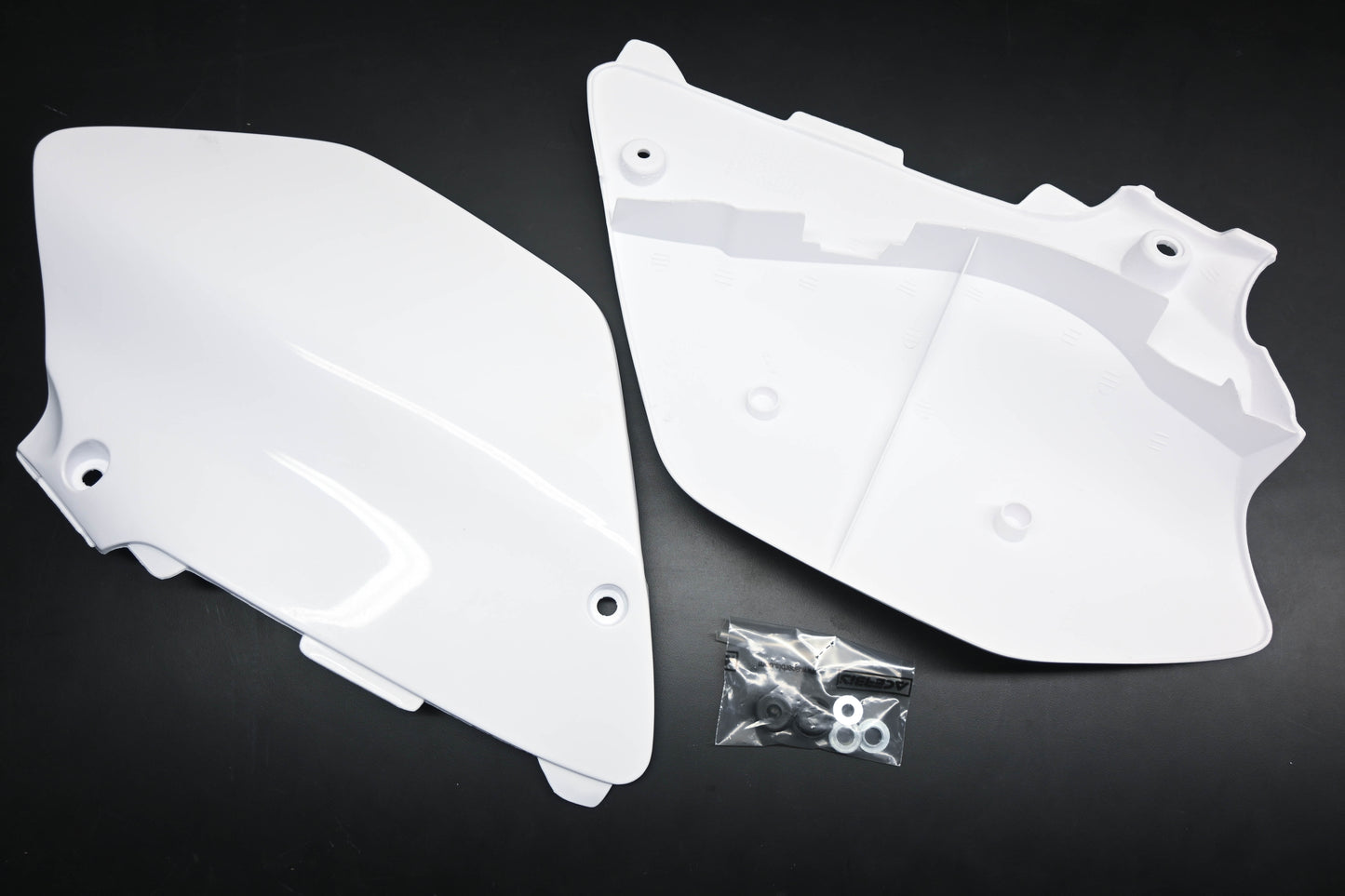Acerbis 0010263.030, 2092100002, 20921-00002 White Side Panel Kit NOS