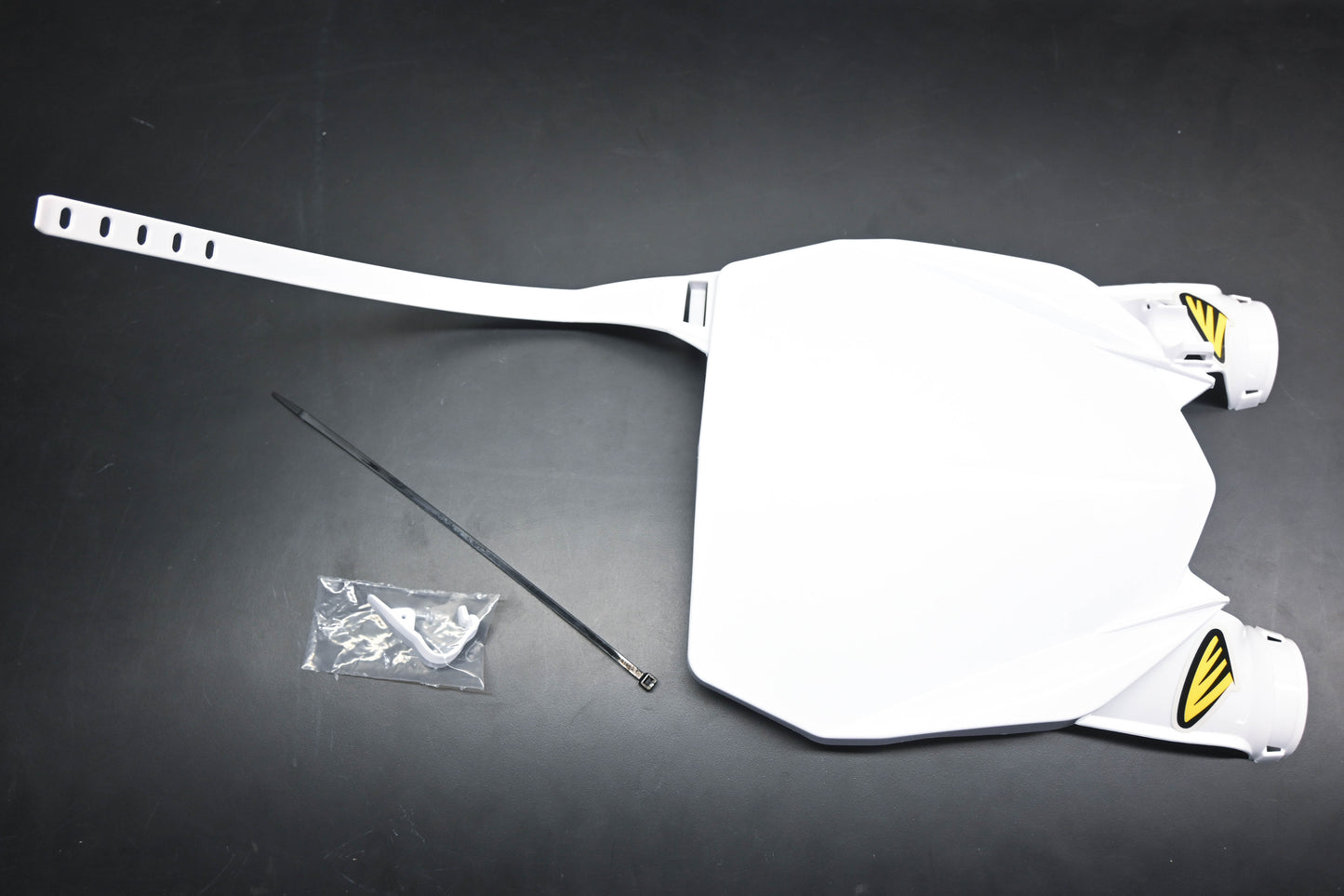 Cycra 1CYC-0991-42, 0520-2504 White Front Number Holder Panel NOS