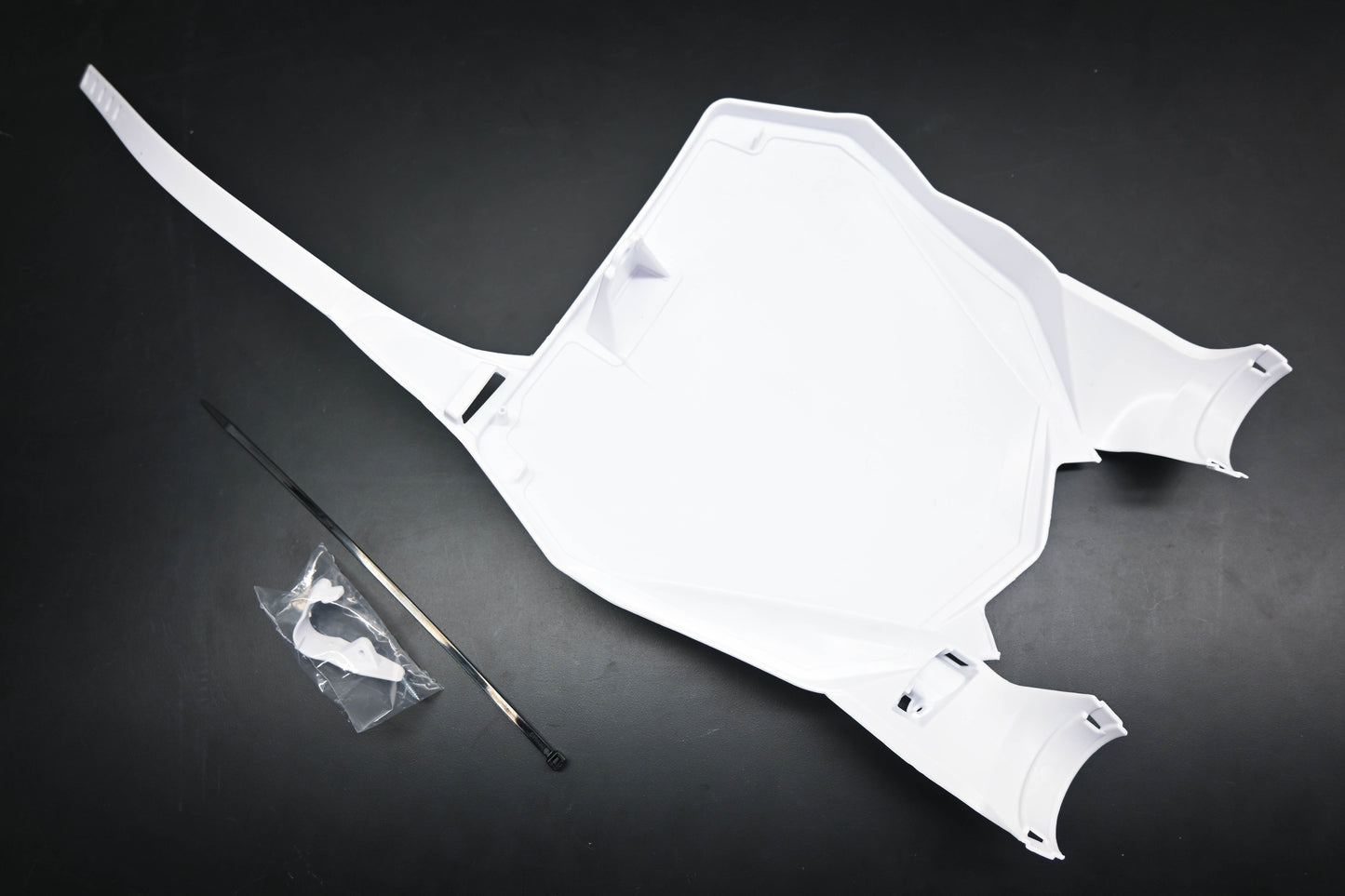 Cycra 1CYC-0991-42, 0520-2504 White Front Number Holder Panel NOS