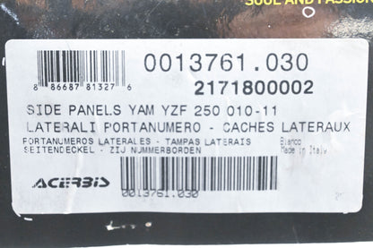 Acerbis 0013761.030, 2171800002, 21718-00002 White Side Panel Kit NOS
