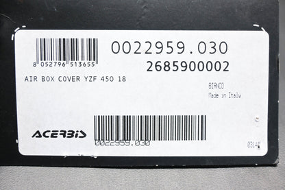 Acerbis 0022959.030, 2685900002, 732020 White Air Box Filter Cover NOS