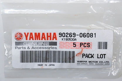New OEM Yamaha 90269-06081-00 Rivets Qty 5 NOS