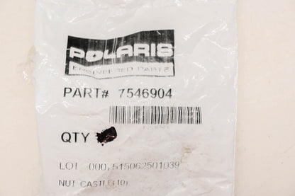 New OEM Polaris 7546904 Castle Nuts Qty 3 NOS