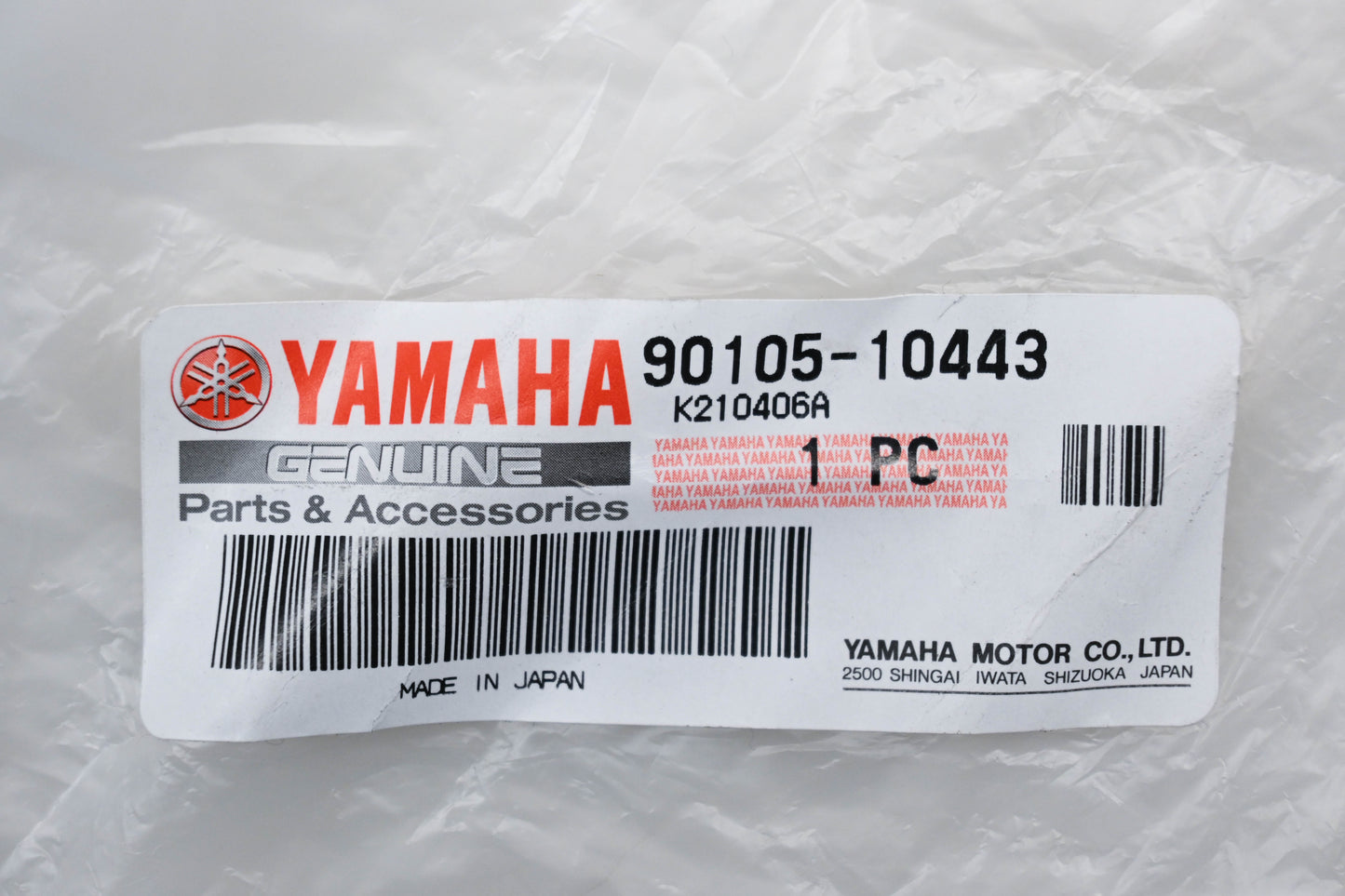 New OEM Yamaha 90105-10443-00 Flange Bolt NOS