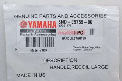 New OEM Yamaha 8ND-E5755-00-00 Pull Start Handle NOS