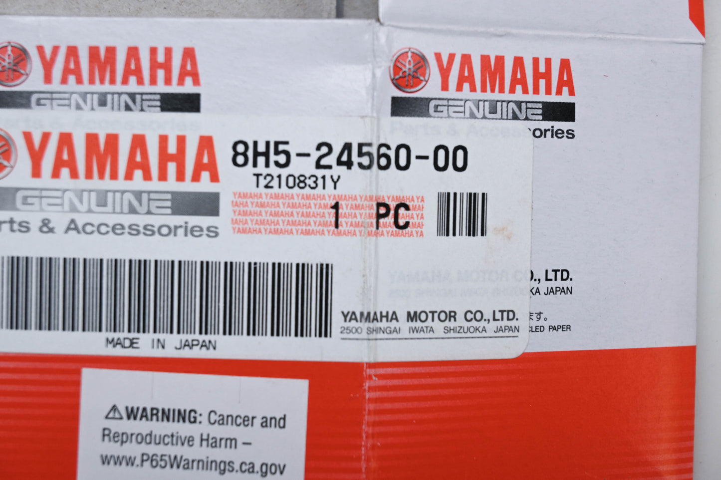 New OEM Yamaha 8H5-24560-00-00 Fuel Filter NOS