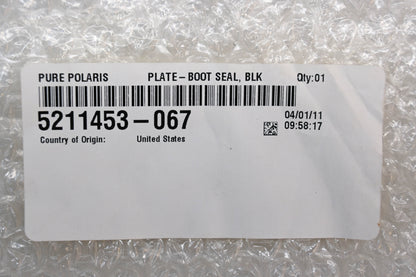 New OEM Polaris 5211453-067 Tie Rod Boot Plate NOS